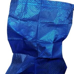 Large Christmas blue bag with draw string 35"wide x 44" tall